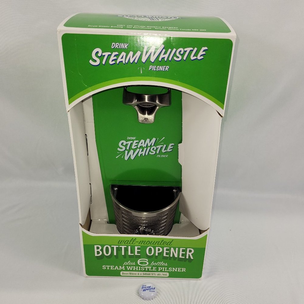 Steam Whistle Wall-Mounted Retro Style Beer Bottle Opener